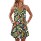 Fruit Pineapple Tropical Made Me Beautiful V-Neck Sleeveless Cami Dress For Beach Festivals And Comfortable Summer Outfits