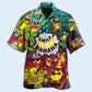 Cute Playful Tropical Fruit Hawaiian Shirt With All Over Print For Vacation Parties Beach Outings And Relaxed Daily Wear