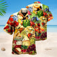 Vintage Fruit Vegetable Hawaiian Shirt For Tropical Holidays, Outdoor Gatherings, And Everyday Comfort