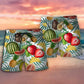 Fruit Lover Healthy Happy Life Beach Shorts Artwork Detail For Comfortable Everyday Summer Wear