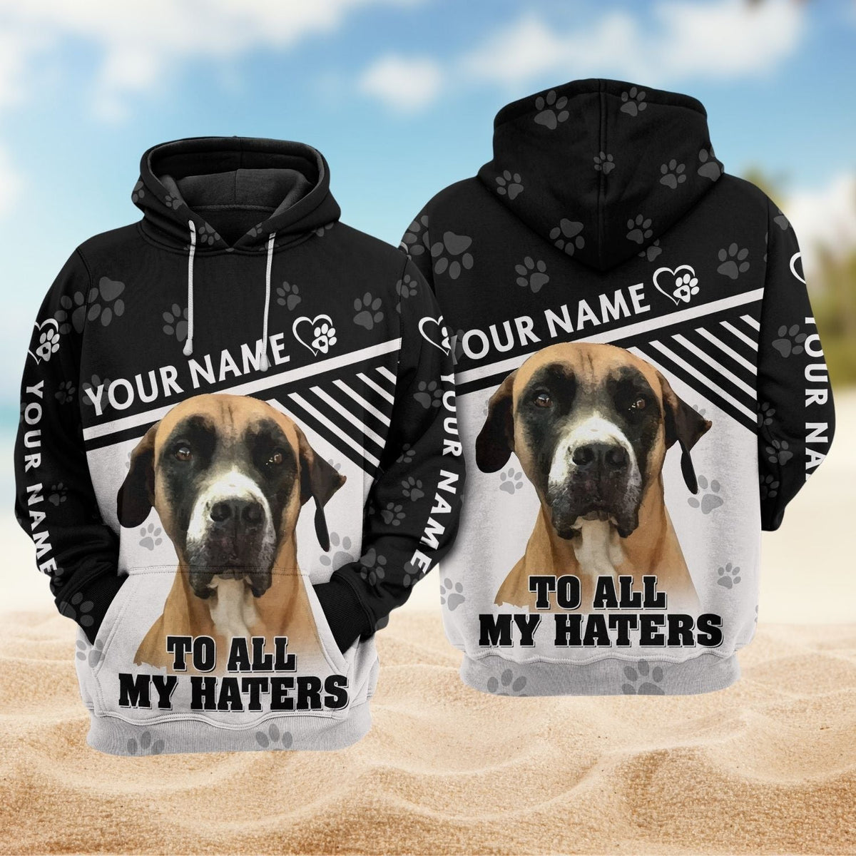 Funny Dog Personalized Hoodie For Pet Lovers Casual Style Holidays And Thoughtful Gifts
