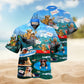 Funny Dogs And Cats Team Hawaiian Shirt For Tropical Holidays Resort Trips And Everyday Summer Style