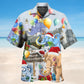Funny Elephants Christmas Hawaiian Shirt For Winter Celebrations, Beach Travel, And Relaxed Holiday Wear