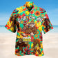 Funny Playful Barbecue Grill Hawaiian Shirt For Tropical Trips Food Fans And Cheerful Summer Outings