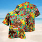 Funny Playful Barbecue Grill Hawaiian Shirt For Tropical Trips Food Fans And Cheerful Summer Outings
