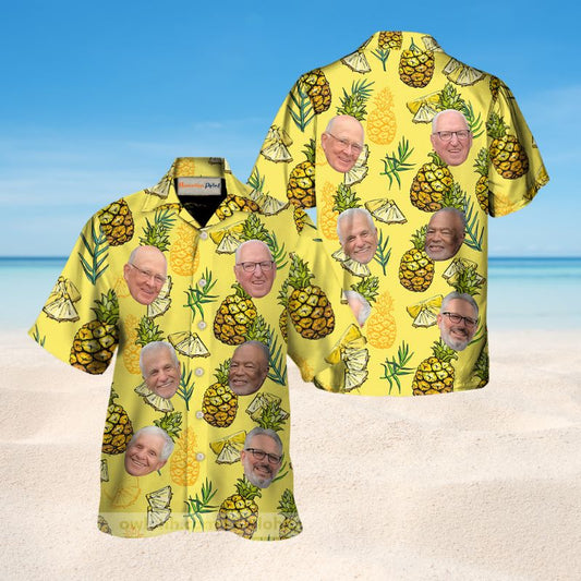 Funny Wedding Cartoon Sleeve Hawaiian Shirt Design Detail For Sunny Adventures And Casual Wear