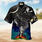 Galaxy Climbing To The Moon Hawaiian Shirt For Island Parties Bold Artwork And Everyday Summer Style