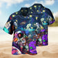 Galaxy Astronauts Hawaiian Shirt For Coastal Travel, Casual Events, And Comfortable Summer Wear