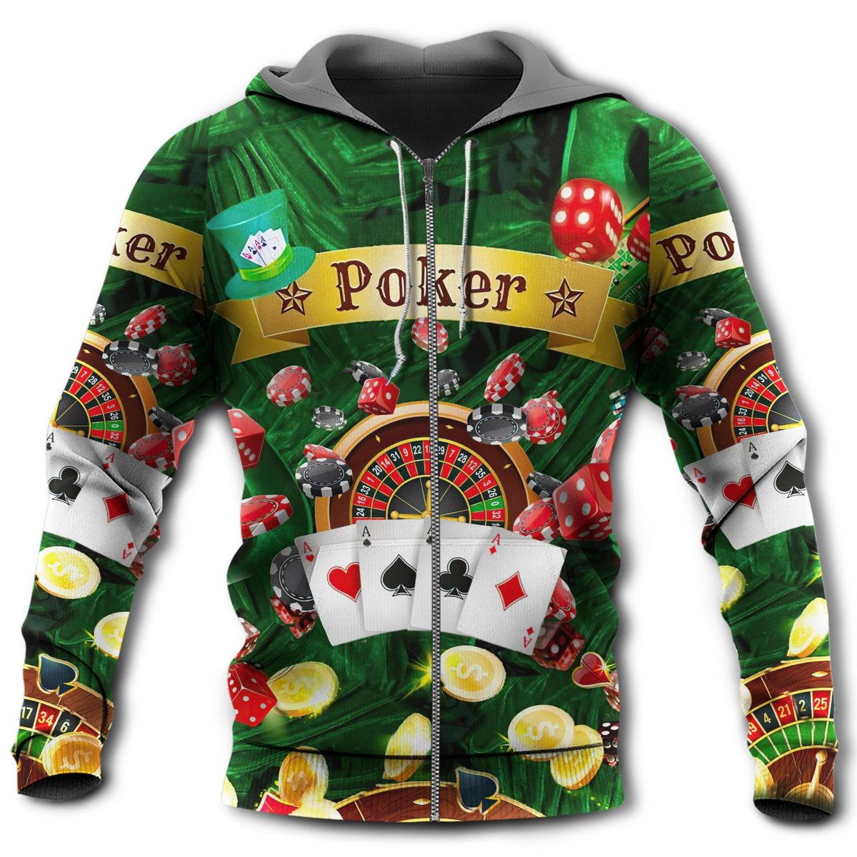 Born Play Poker Forced Work Hoodie For Comfortable Daily Outfits Holidays And Casual Wear