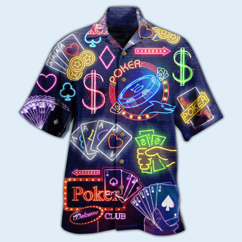 Game Card Party Hawaiian Shirt For Poolside Relaxation And Sunny Getaways