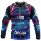 Gamer Angry Mode Hoodie For Casual Activities Seasonal Outings And Gift Ideas