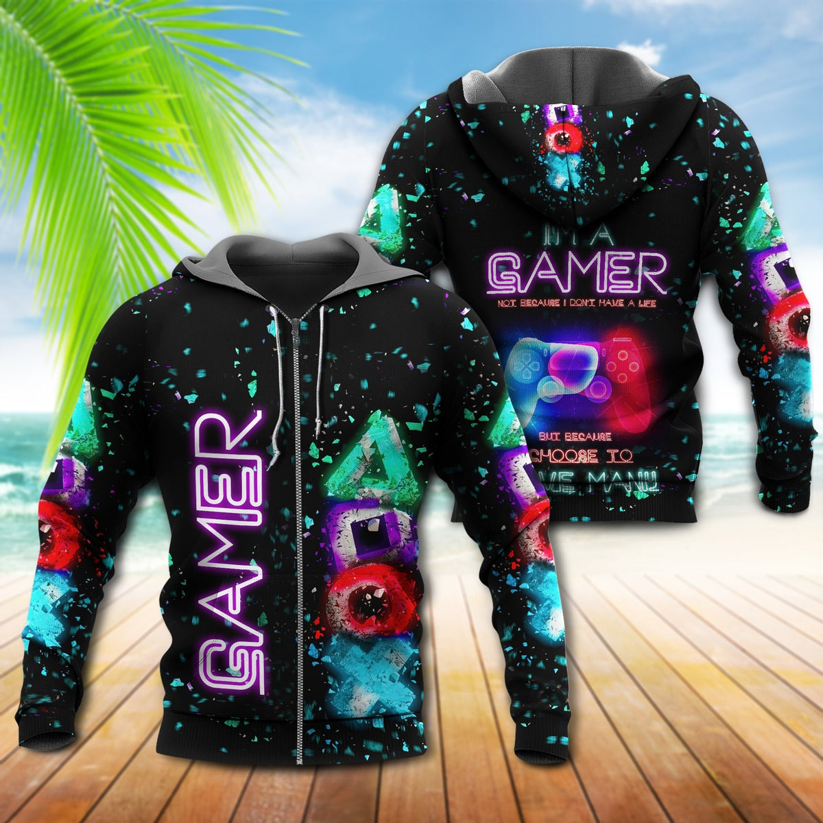 Game Gamer Hoodie For Everyday Wear Outdoor Adventures And Comfortable Style