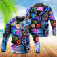 Neon Game Love Hoodie For Relaxed Streetwear Weekend Travel And Everyday Style