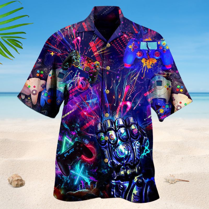 Game Wonderful Hawaiian Shirt For Tropical Holidays, Outdoor Gatherings, And Everyday Comfort