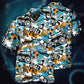 Game Goal Sports Fan Hawaiian Shirt For Summer Vacation, Beach Travel, And Casual Wear