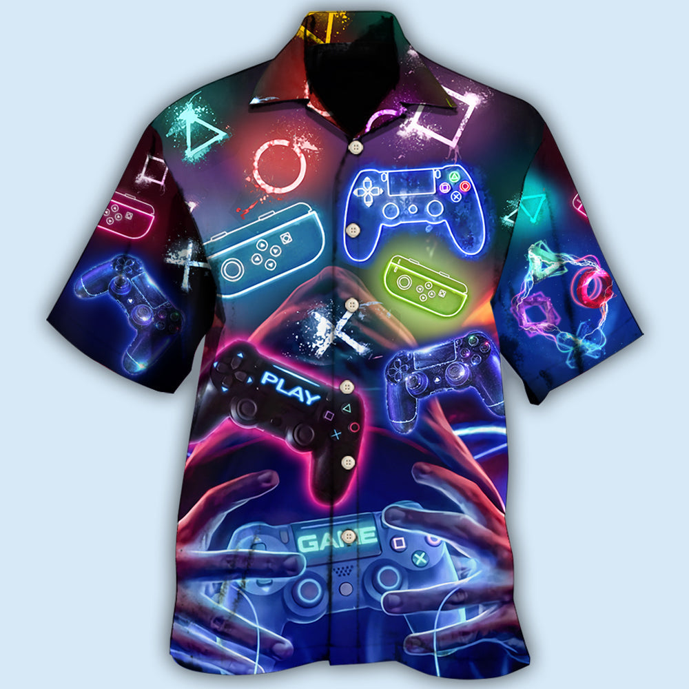 Gaming Play Game Forget Hawaiian Shirt For Tropical Holidays, Outdoor Gatherings, And Everyday Comfort
