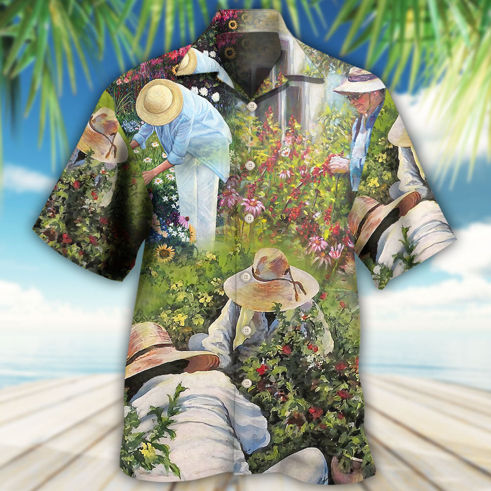 Peaceful Gardening Hawaiian Shirt For Warm Weather Adventures And Everyday Comfort
