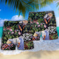 Gardening Floral Nature Lover Beach Shorts Artwork Detail For Comfortable Everyday Summer Wear