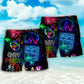 Neon Rainbow Pride Gay Pride Beach Shorts Pattern Detail For Summer Travel And Bright Seasonal Outfits