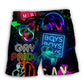 Neon Rainbow Pride Gay Pride Beach Shorts For Weekend Travel And Bright Seasonal Outfits