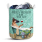 German Shepherd And Bath Soap Laundry Basket For Bathroom Bedroom Storage
