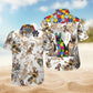 German Shepherd Autism Awareness Hawaiian Shirt For Weekend Escape, Tropical Holiday, And Everyday Comfort