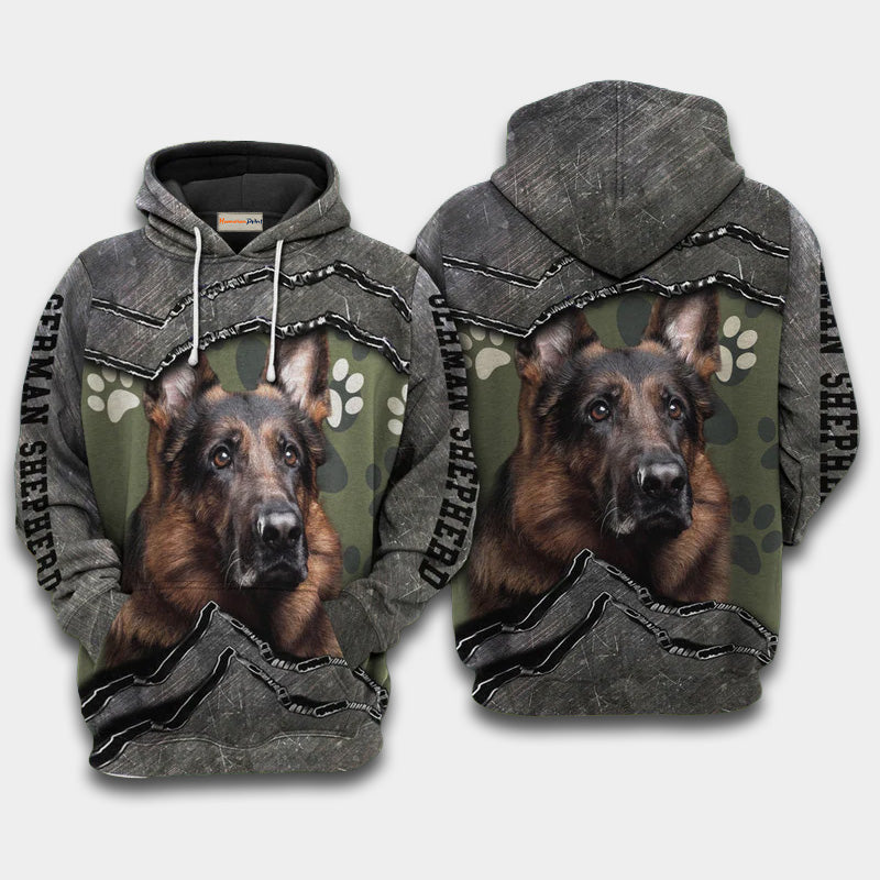 German Shepherd Friend Hoodie For Relaxed Daily Wear Weekend Outings And Thoughtful Gifting