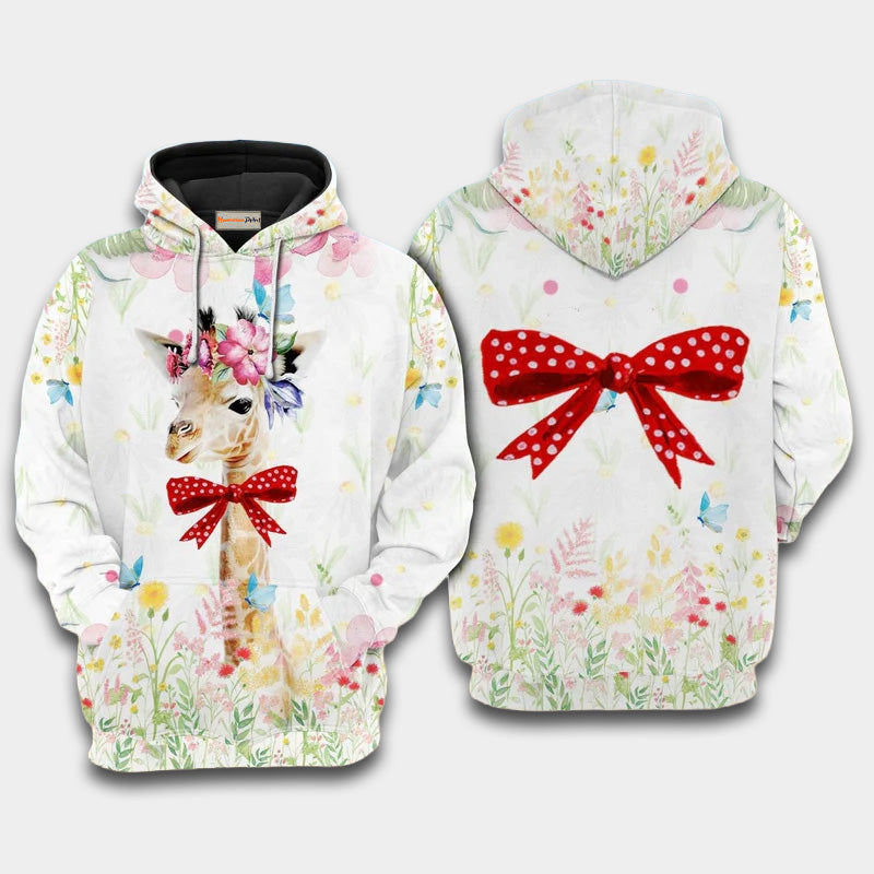 Giraffe Special Gift Hoodie For Nature Inspired Streetwear Weekend Trips And Comfort