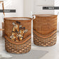 Giraffe Rattan Texture Family Love Laundry Basket For Room Home Organizer