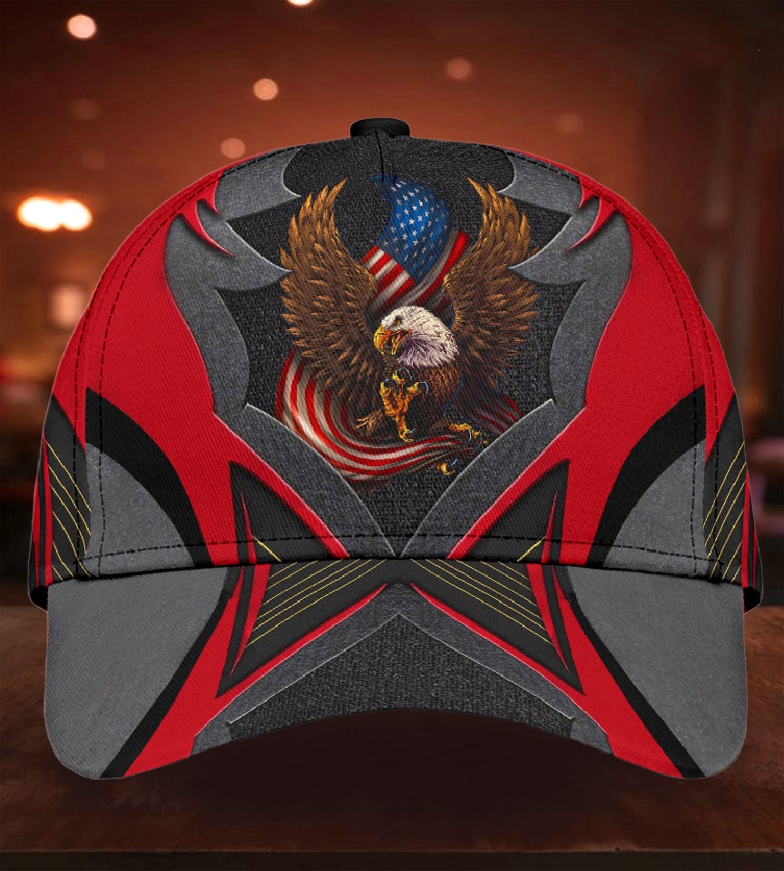Glorious Eagle US Patriot Classic Cap For Weekend Outings Holidays And Thoughtful Gifting