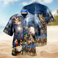 Glory Creative Pattern Hawaiian Shirt For Coastal Travel, Casual Events, And Comfortable Summer Wear