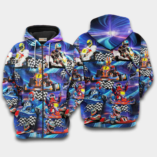 Go Kart Home Hoodie For Everyday Streetwear Seasonal Travel And Gift Giving