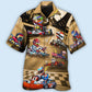 Go Kart Hawaiian Shirt With All Over Print For Coastal Trips Outdoor Events And Relaxed Summer Wear