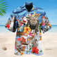 Island Goat Aloha Christmas Hawaiian Shirt For Summer Vacation, Beach Travel, And Casual Wear