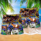 Goat Love Farm Life Animal Beach Shorts Pattern Detail For Sunny Outdoor Activities
