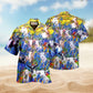 Goats In Bluebonnets Hawaiian Shirt For Island Getaways Beach Parties And Comfortable Vacation Style