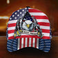 God Bless American Eagle Flag Classic Cap For Nature Lovers Travel And Casual Daily Styling