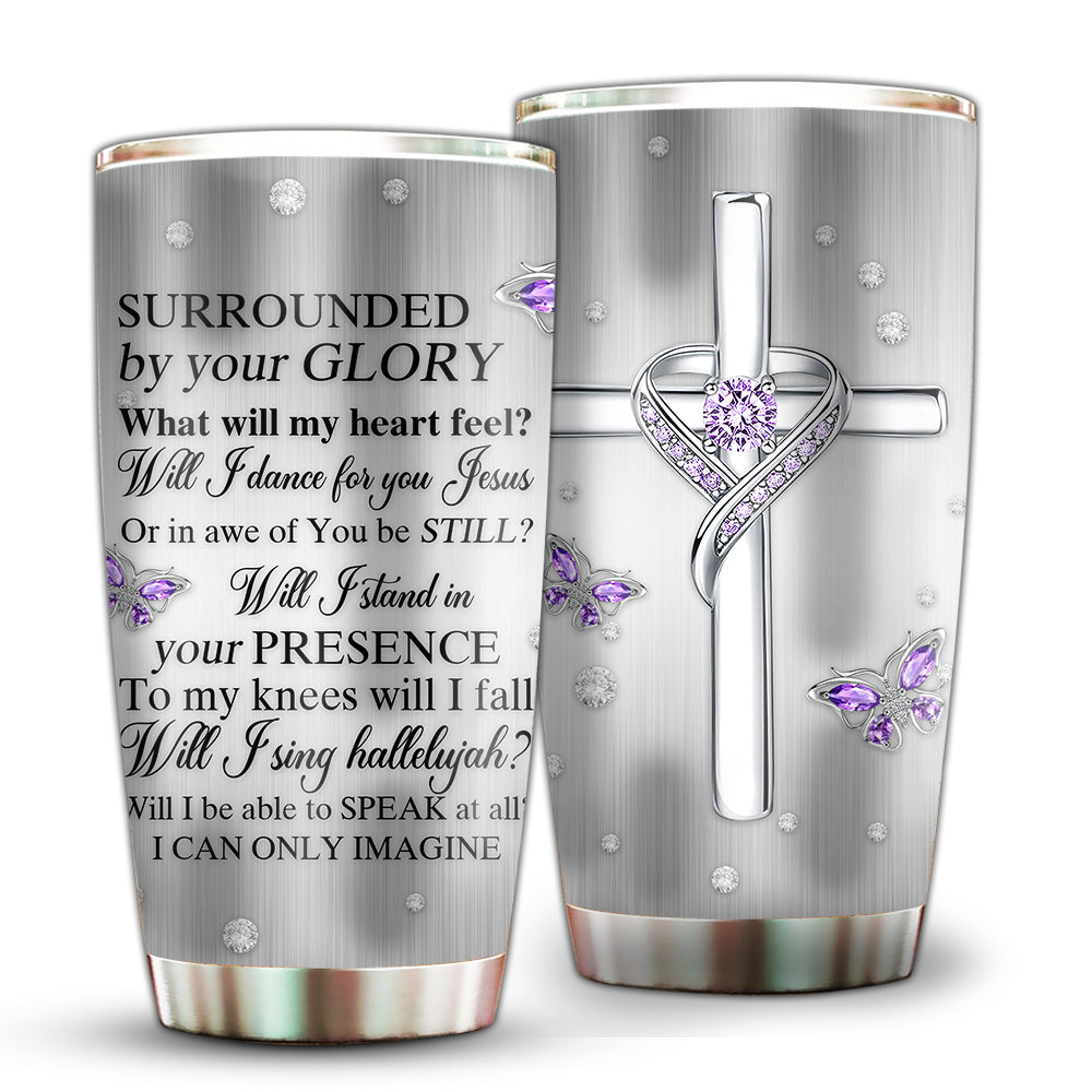 God Butterfly Jewelry Faith Luxury 20 Oz Tumbler For Coffee Travel And Daily Drinks