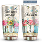 God Floral Says You Are Strong Personalized 20 Oz Tumbler For Coffee Travel And Daily Drinks