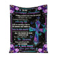 God I Asked God For A Best Friend Christian Flannel Blanket For Cozy Bedroom Sofa Decor