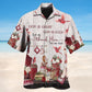 Faith Inspired Graphic Hawaiian Shirt For Coastal Travel, Casual Events, And Comfortable Summer Wear