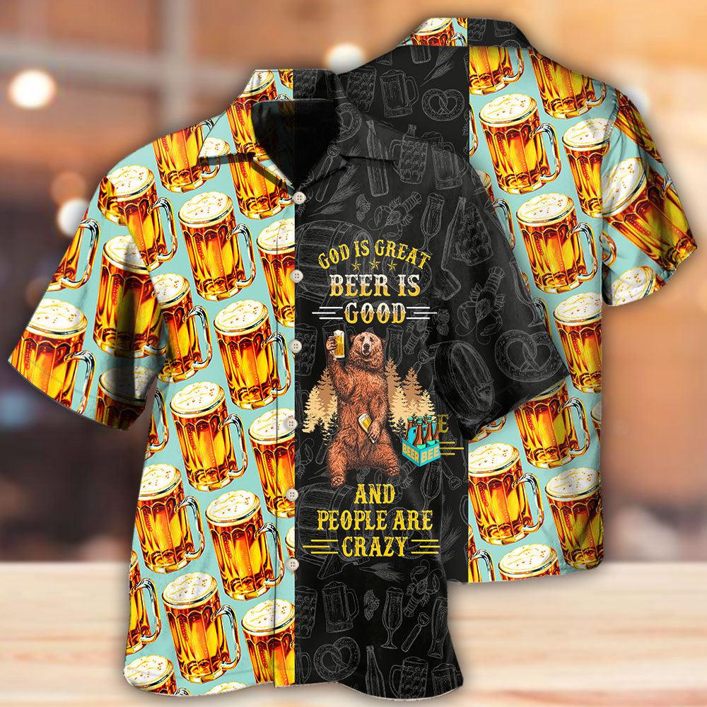 Faith Beer Hawaiian Shirt For Island Vacations, Resort Wear, And Relaxed Seasonal Style
