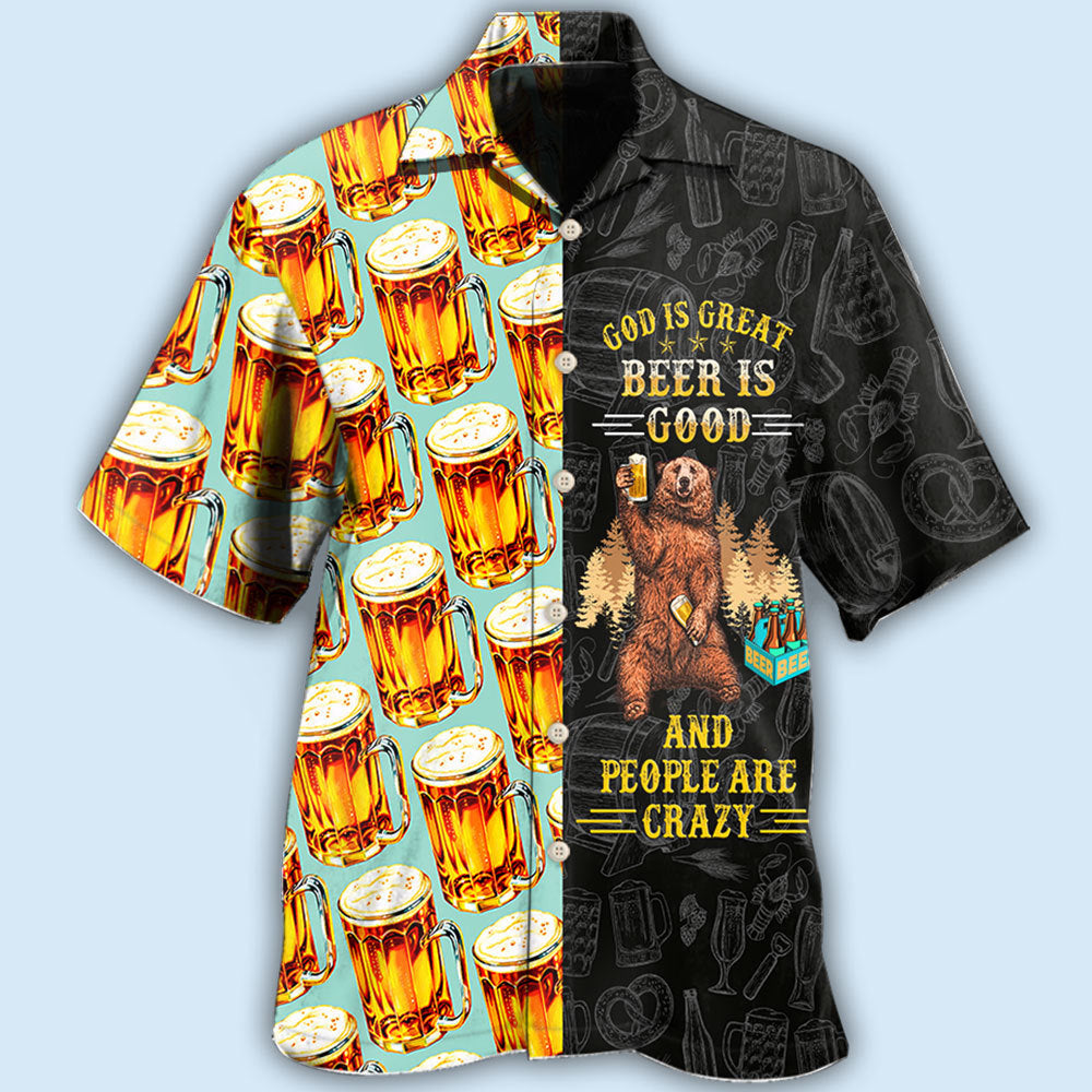 Faith Beer Hawaiian Shirt For Island Vacations, Resort Wear, And Relaxed Seasonal Style