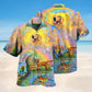 Gold At The End Of A Rainbow Dog Hawaiian Shirt For Summer Vacation Beach Travel And Relaxed Casual Wear