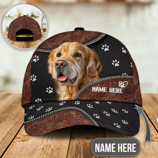 Golden Retriever Paw Personalized Classic Cap For Seasonal Events Outdoor Trips And Everyday Comfort