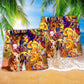 Retriever Dad Beach Shorts Pattern Detail For Everyday Outings And Lightweight Summer Style