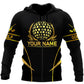 Golden Golf Personalized Hoodie For Recreation Events Travel Days And Comfortable Casual Wear