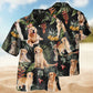 Floral Golden Retriever Hawaiian Shirt For Beach Days, Summer Outings, And Thoughtful Gift Giving