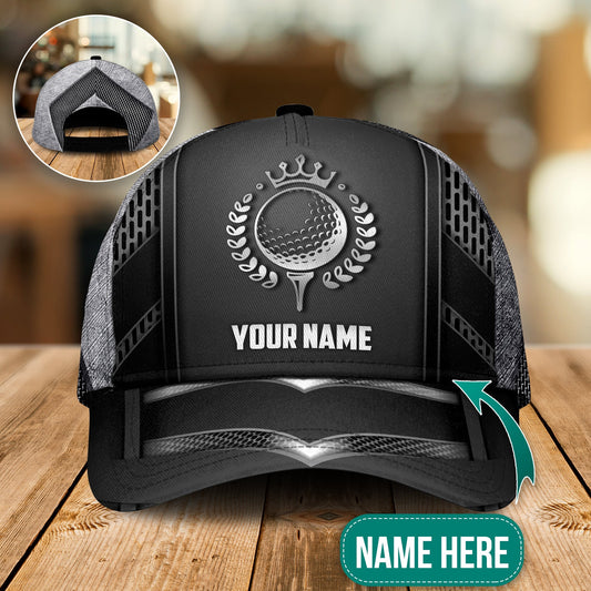 Golf Black And White Style Personalized Classic Cap For Weekend Adventures Festivals And Gift Giving