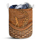 Golf 2 Rattan Texture Laundry Basket For Bathroom Bedroom Storage